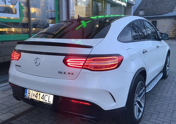 Mercedes-Benz GLE cena 190000 przebieg: 96500, rok produkcji 2016 z Białystok małe 277